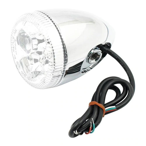 MCS 3 in 1 bakljus 3-1 LED Bullet Bakljus/Blinkers Krom Amber Customhoj