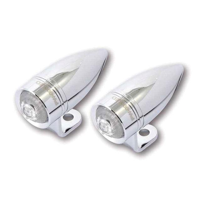 MCS Blinkers LED Mono Bullet LED Blinkers med fäste Customhoj