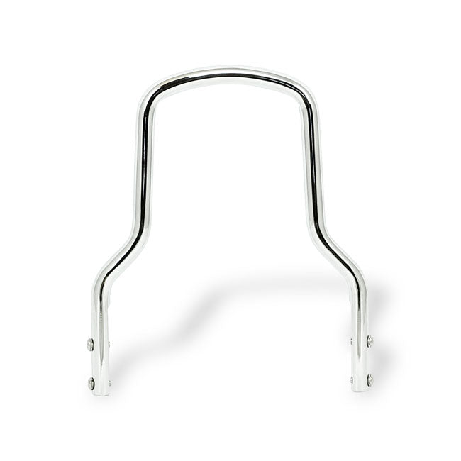 MCS Sissy Bar Chrome / 8.75" (22.2cm) wide x 10.4" (26.4cm) high Round Bar Regular Top Sissy Bar Uprights Customhoj