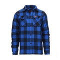 MCS Skjorta Lumberjack Flannel Skjorta Rutig Blå/Svart Customhoj