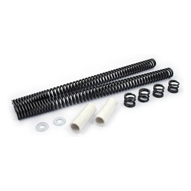 PROGRESSIVE SUSPENSION Sänkningssats fram HD Progressive Suspension Fork Lowering spring kit. 39mm. XL 88-15; FXR 88-94; Dyna 91-05 Customhoj