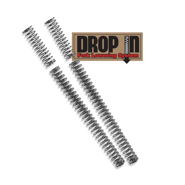 PROGRESSIVE SUSPENSION Sänkningssats fram HD PS Drop-in fork lowering kit 41mm tubes. Dyna FLD Switchback 12-16 Customhoj