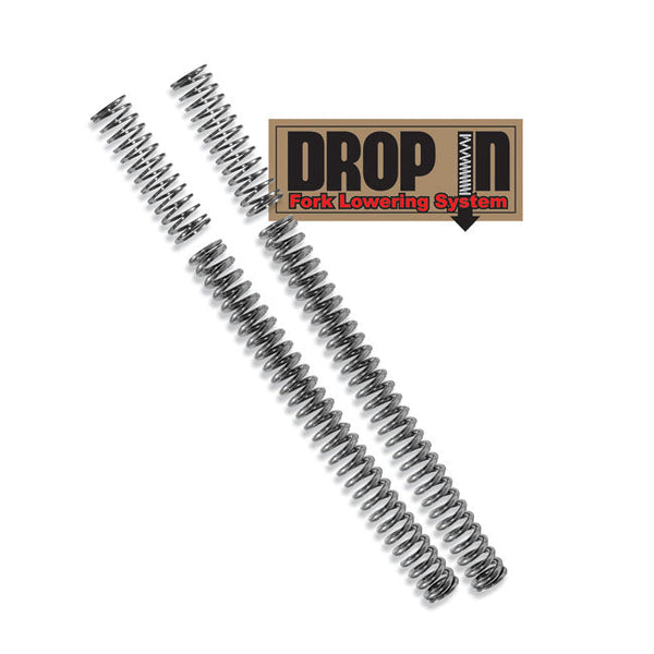 PROGRESSIVE SUSPENSION Sänkningssats fram HD PS Drop-in fork lowering kit 49mm tubes. Softail Upside Down 18-21 Customhoj