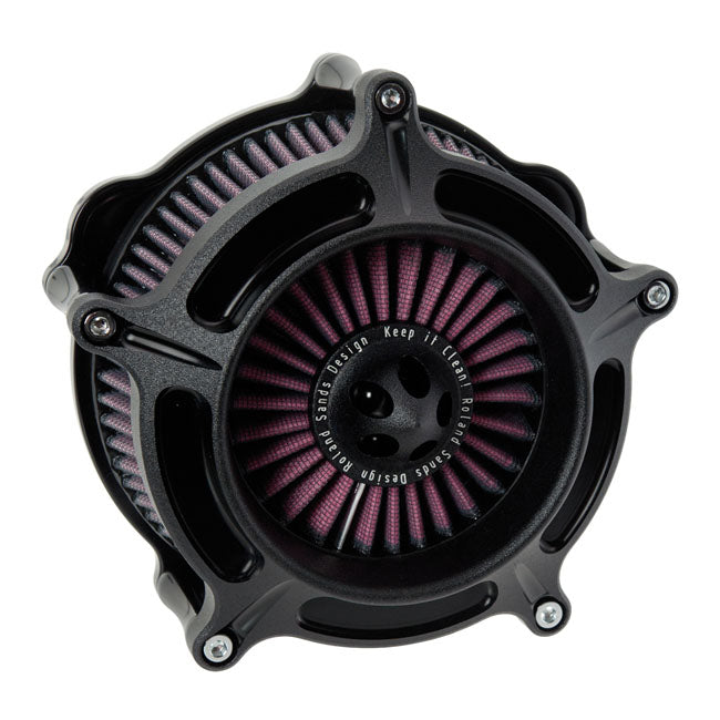 Roland Sands Design Air Cleaner Harley 18-22 Softail; 17-22 Touring; 17-22 Trikes / Black Ops Roland Sands Designs Turbine Air Cleaner for Harley Customhoj