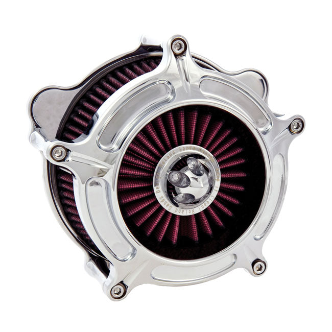 Roland Sands Design Air Cleaner Harley 18-22 Softail; 17-22 Touring; 17-22 Trikes / Chrome Roland Sands Designs Turbine Air Cleaner for Harley Customhoj