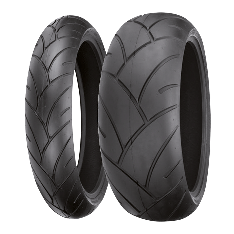 Shinko Däck 21" Shinko F005 front tires, 120/70 V 21 F005 62V TL Shinko 005 Advance Framdäck 21" Customhoj