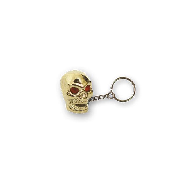 TRIKTOPZ Nyckelring Triktopz Skull Nyckelring Guld Customhoj