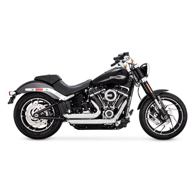 VANCE&HINES HD Softail Exhaust System 2-1/2" Shortshots Staggered Softail 12-17 Customhoj