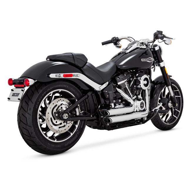 VANCE&HINES HD Softail Exhaust System 2-1/2" Shortshots Staggered Softail 12-17 Customhoj