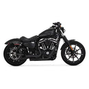 VANCE&HINES HD Sportster avgassystem Mini-Grenades 2-2 Exhaust Black XL 04-20 Customhoj