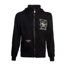 WEST COAST CHOPPERS Hoodie WCC High Speed Zip Hoodie Svart Customhoj