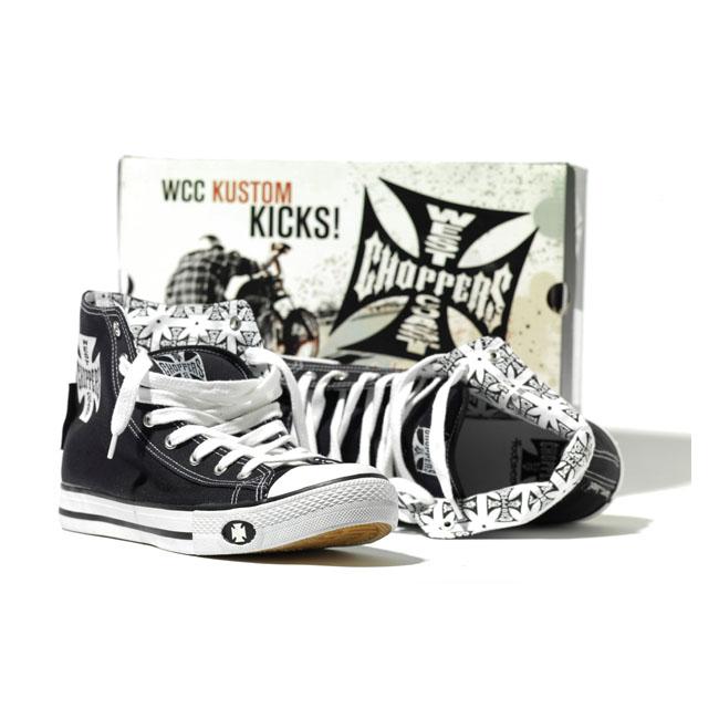 WEST COAST CHOPPERS Skor WCC Warrior Hi-Tops Skor Svart Customhoj