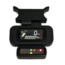 WILD1 Fäste mätare Svart Wild1 Adjustable Gauge Relocator Svart / Krom. Softail 18-21 Customhoj